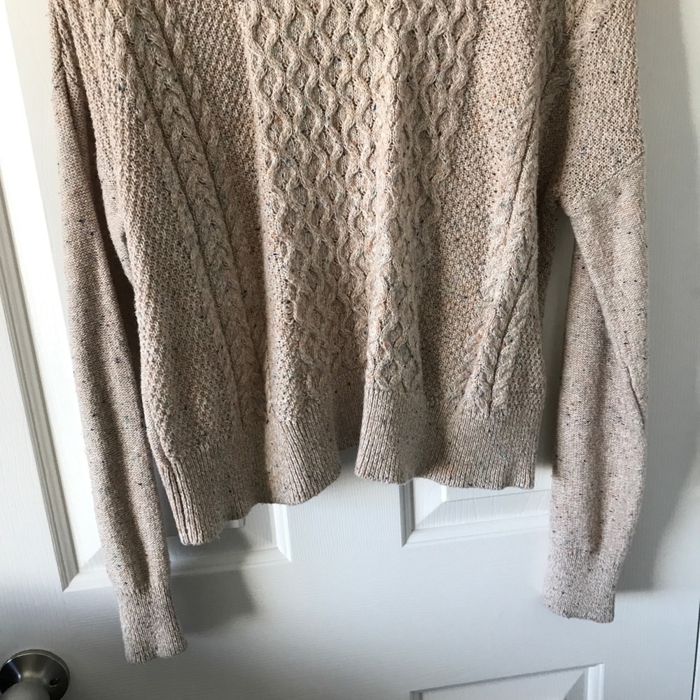 3/$15 Mossimo supply co beige knit sweater (T5) - Picture 5 of 8